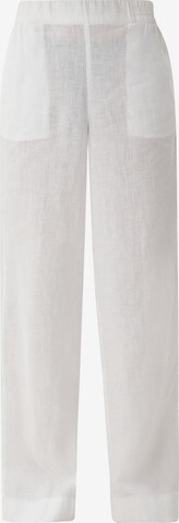 Wide leg Pantaloni di s.Oliver in bianco