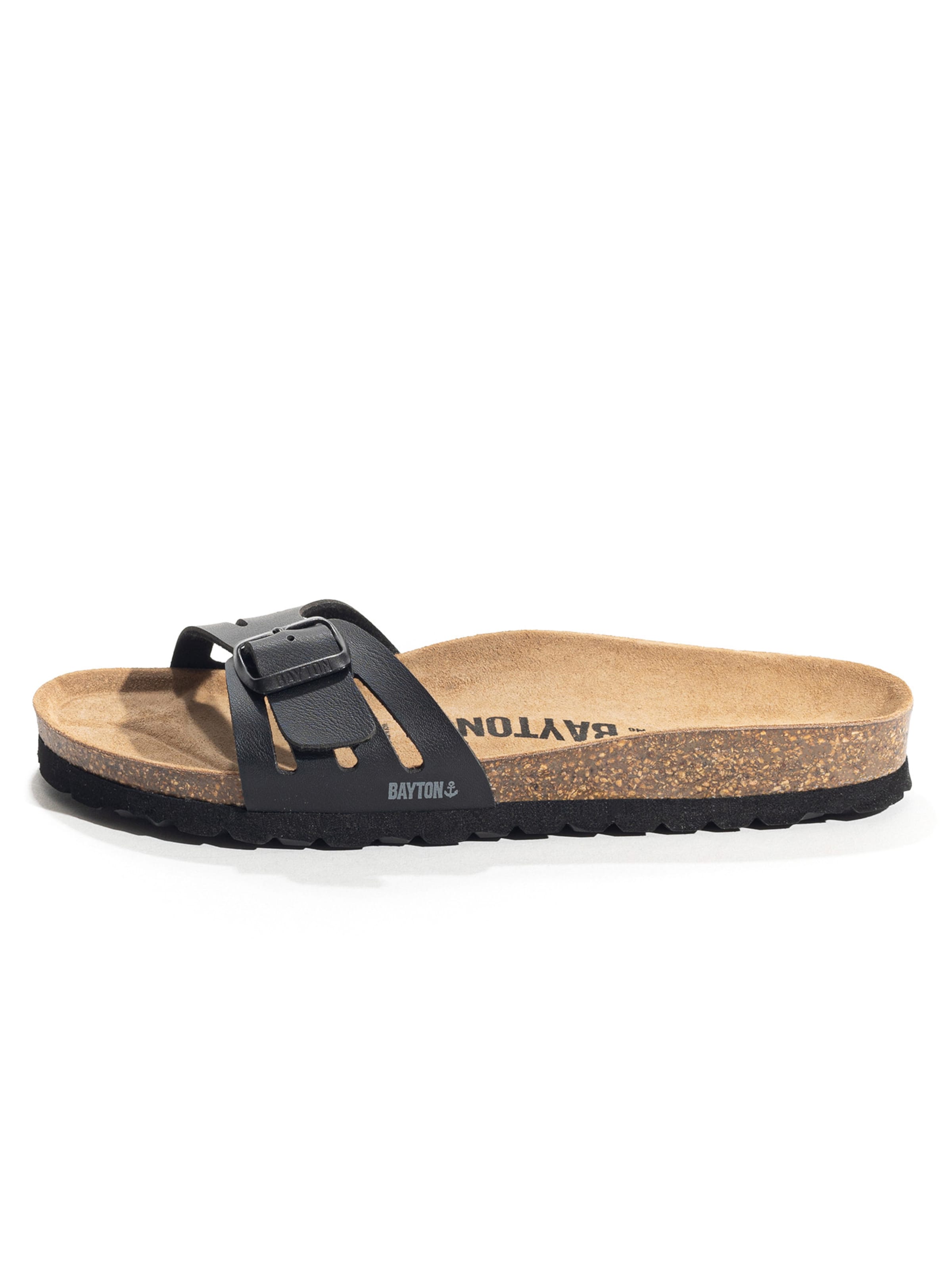 Bayton Slipper in Black: front