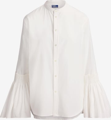 Bluză de la Polo Ralph Lauren pe alb: față