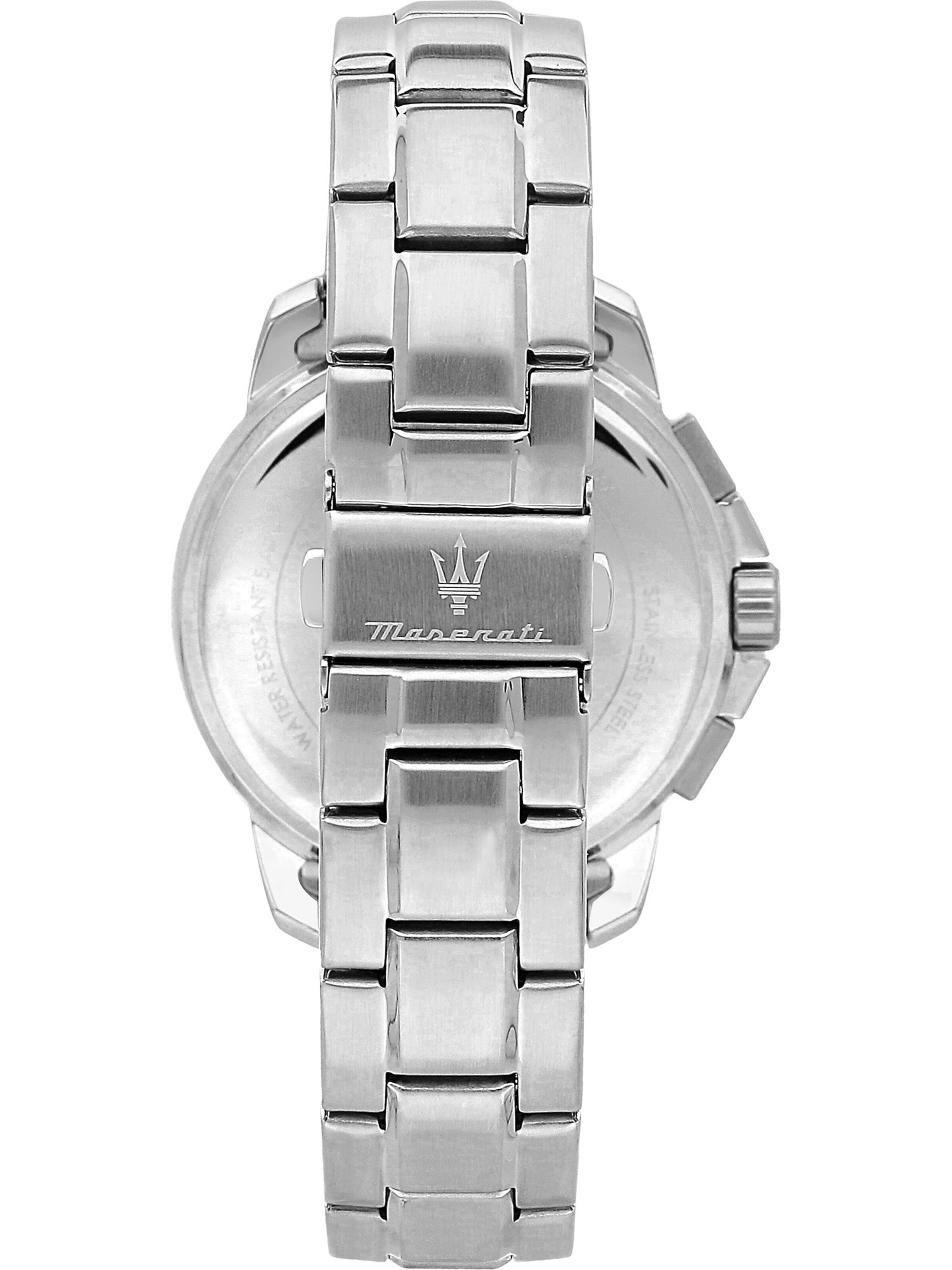 Maserati Uhr in Silber
