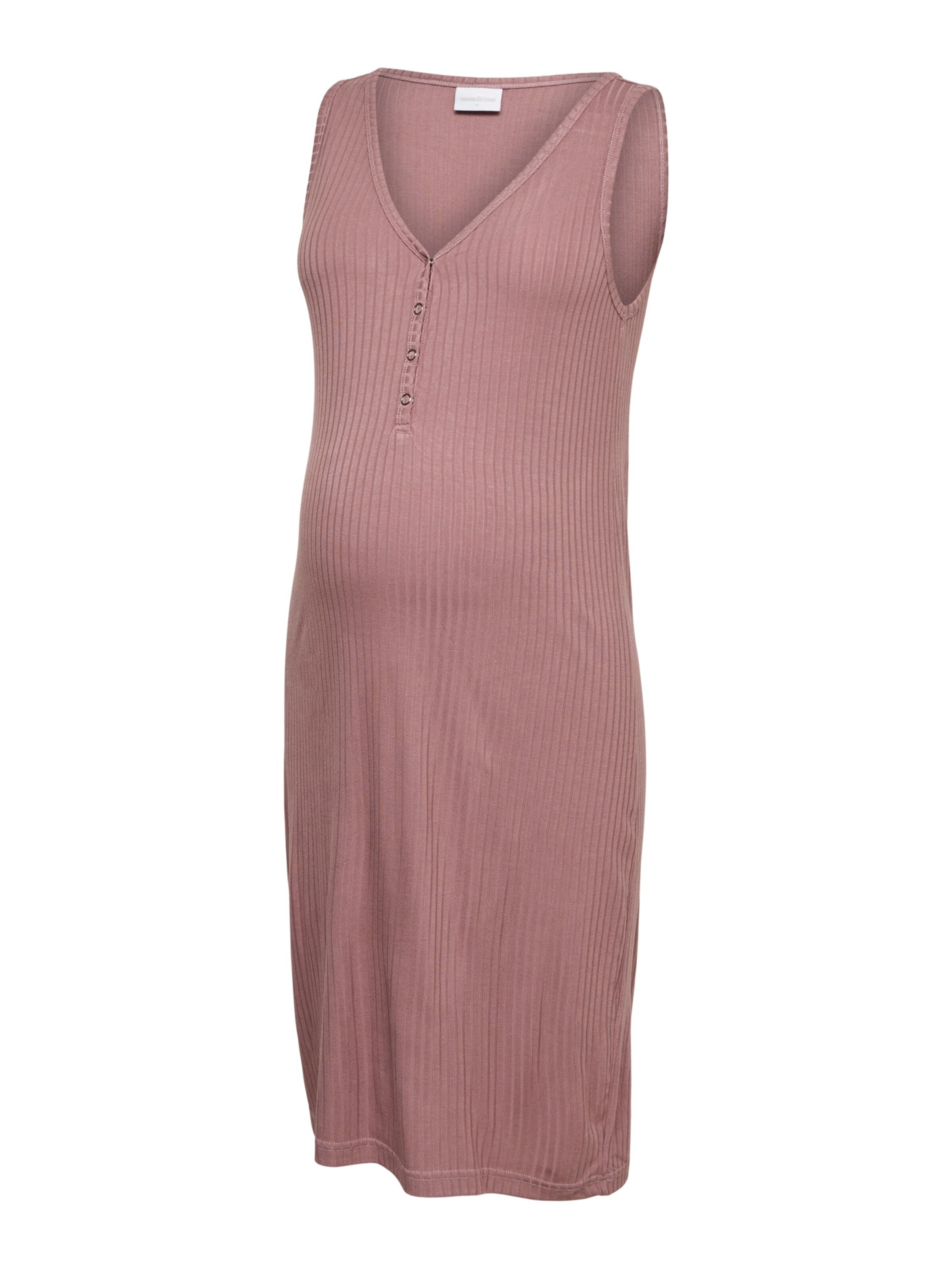 Camicia da notte di MAMALICIOUS in rosa: frontale