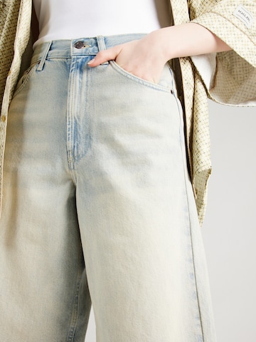 TOPSHOP Szeroka nogawka Jeansy w kolorze niebieski
