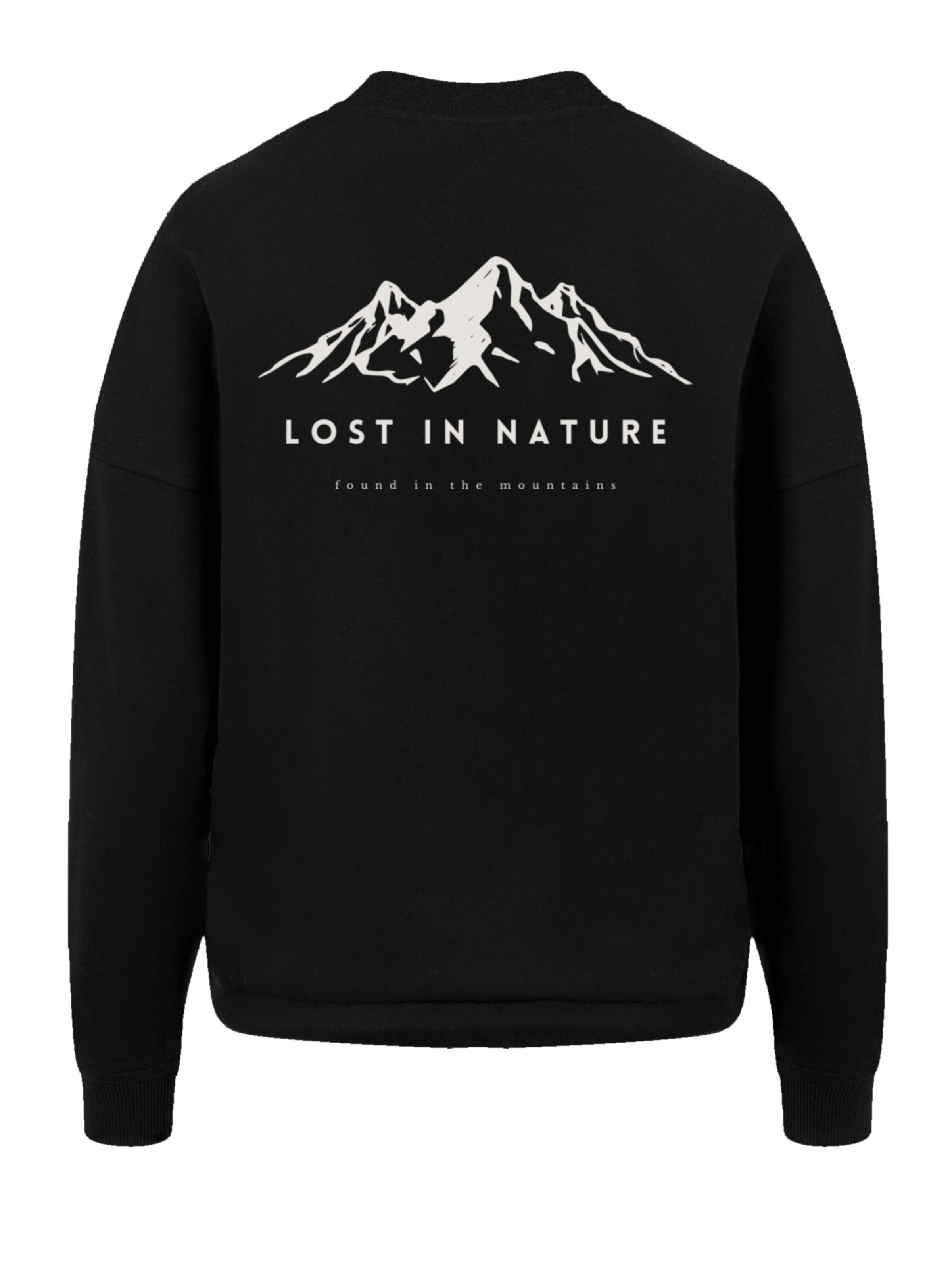 F4NT4STIC Sweatshirt 'Lost in nature' in Schwarz