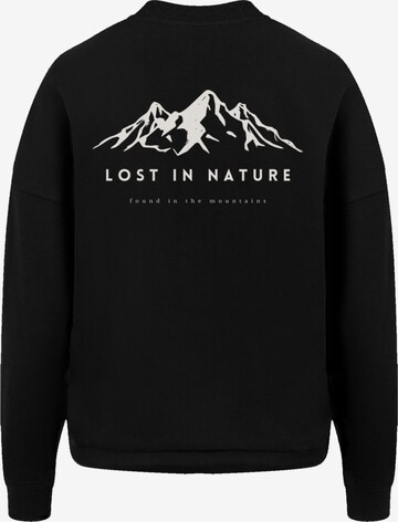 F4NT4STIC Sweatshirt 'Lost in nature' in Black