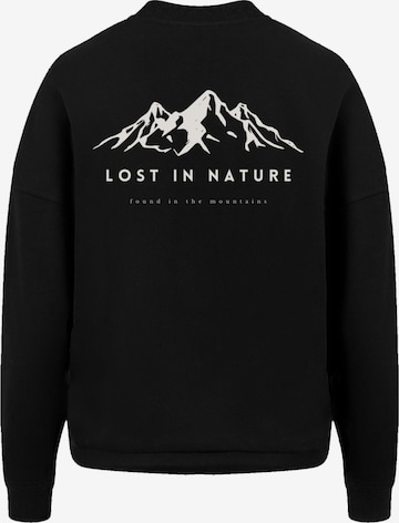 F4NT4STIC Sweatshirt 'Lost in nature' in Zwart