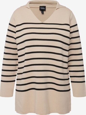 Ulla Popken Sweater in Beige: front