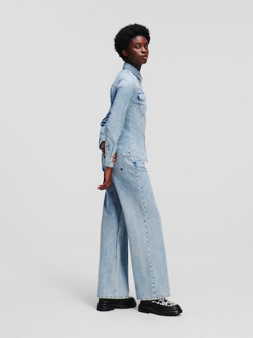 KARL LAGERFELD JEANS Bluse in Blau