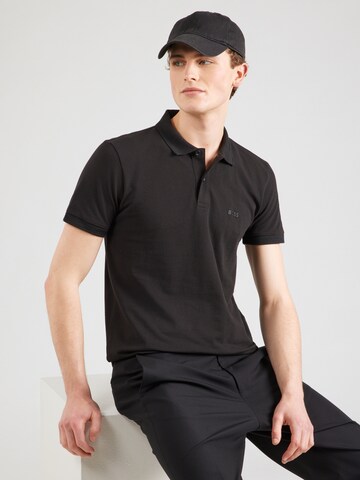 BOSS Poloshirt 'Pio 1' in Schwarz: Vorderseite