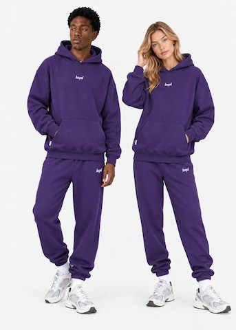 Loyal Athletics by Kontra K Loose fit Sports trousers in Purple: front