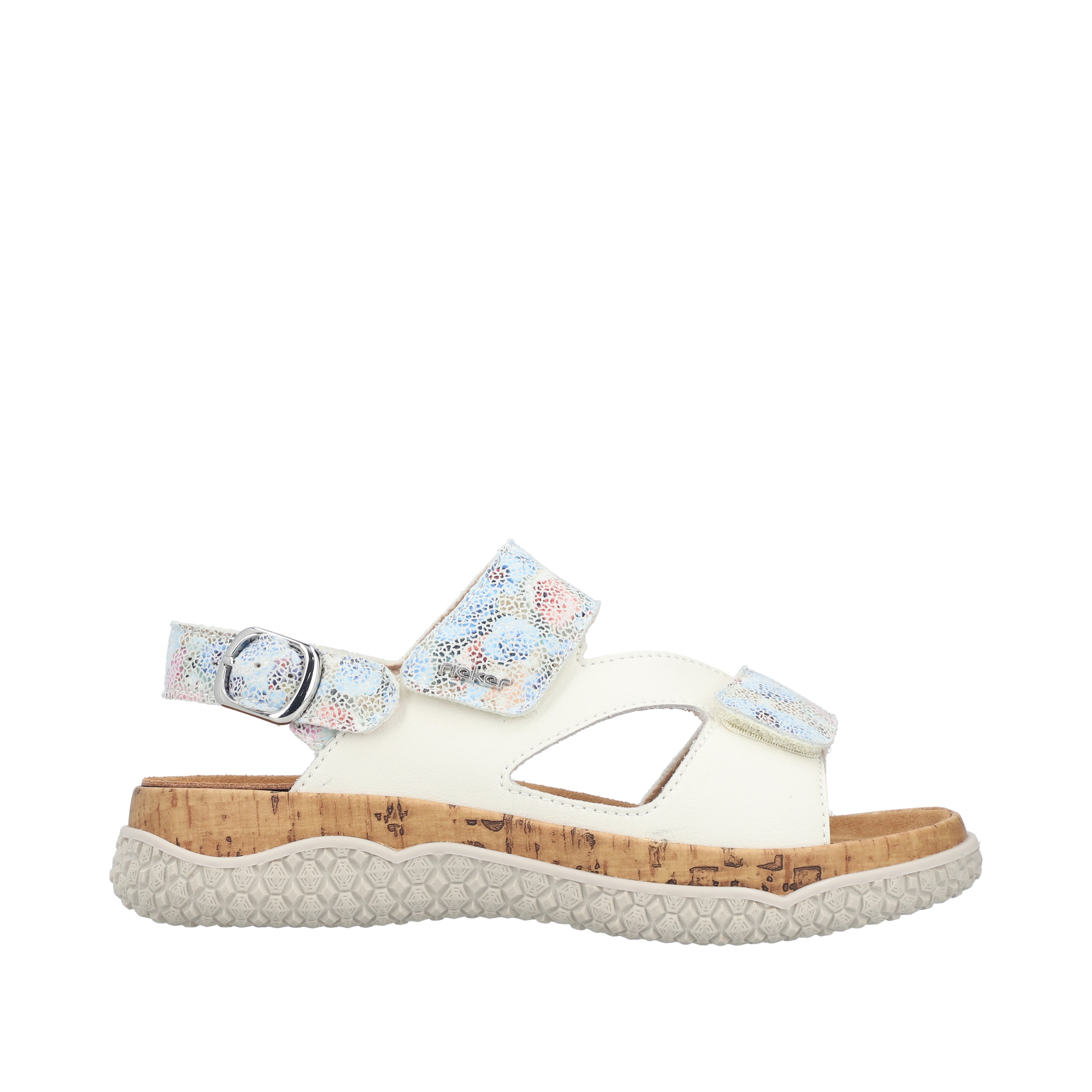 Rieker Strap Sandals 'V0316' in White