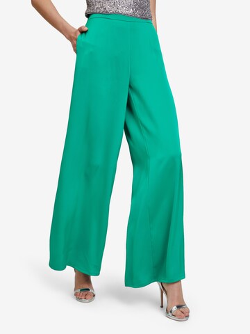 Wide Leg Pantalon Vera Mont en vert : devant