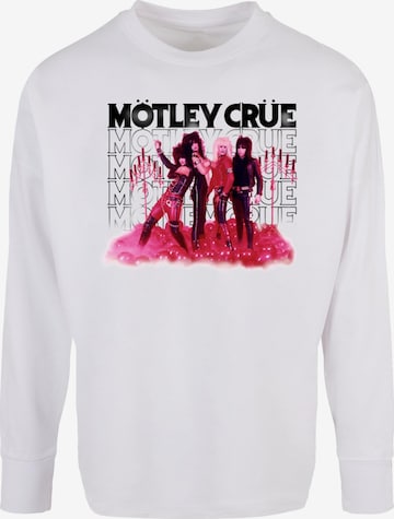 Merchcode Shirt 'Motley Crue - Mauve' in Wit: voorkant