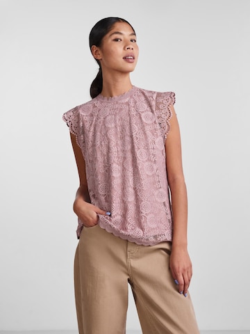 PIECES Bluse 'Olline' i pink: forside