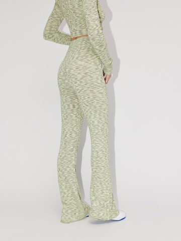 LeGer by Lena Gercke - Flared Calças 'Arwyn' em verde