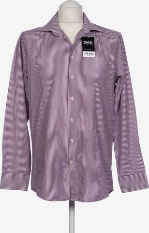 SEIDENSTICKER Button Up Shirt in M in Purple: front