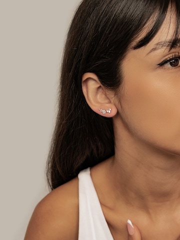 Boucles d'oreilles 'Blooming Flower' Hey Happiness en or : devant