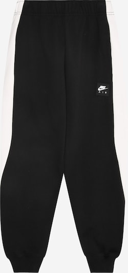 Nike Sportswear Hlače 'AIR' u crna / vuneno bijela, Pregled proizvoda
