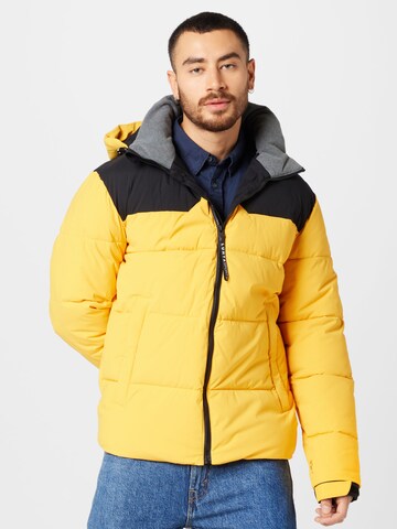 LUHTA Outdoor jacket 'HONKAJOKI' in Yellow: front