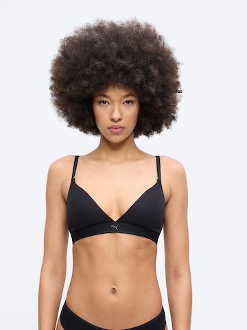 Triangolo Reggiseno di PUMA in nero: frontale