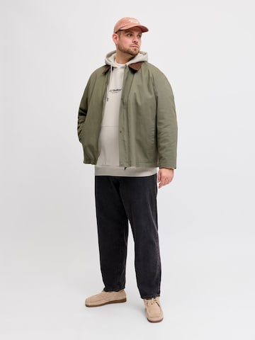 Felpa 'JJESOHO' di Jack & Jones Plus in grigio