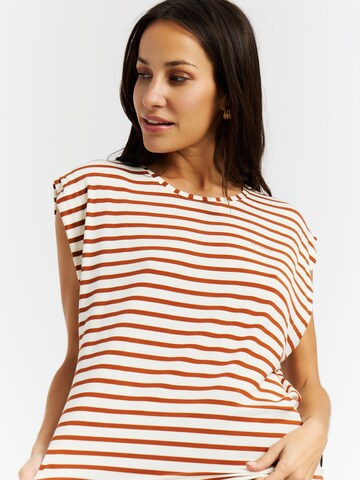 PROTEST Shirt 'PRTFancier'‌‌‌‌‌‌‌ in Braun