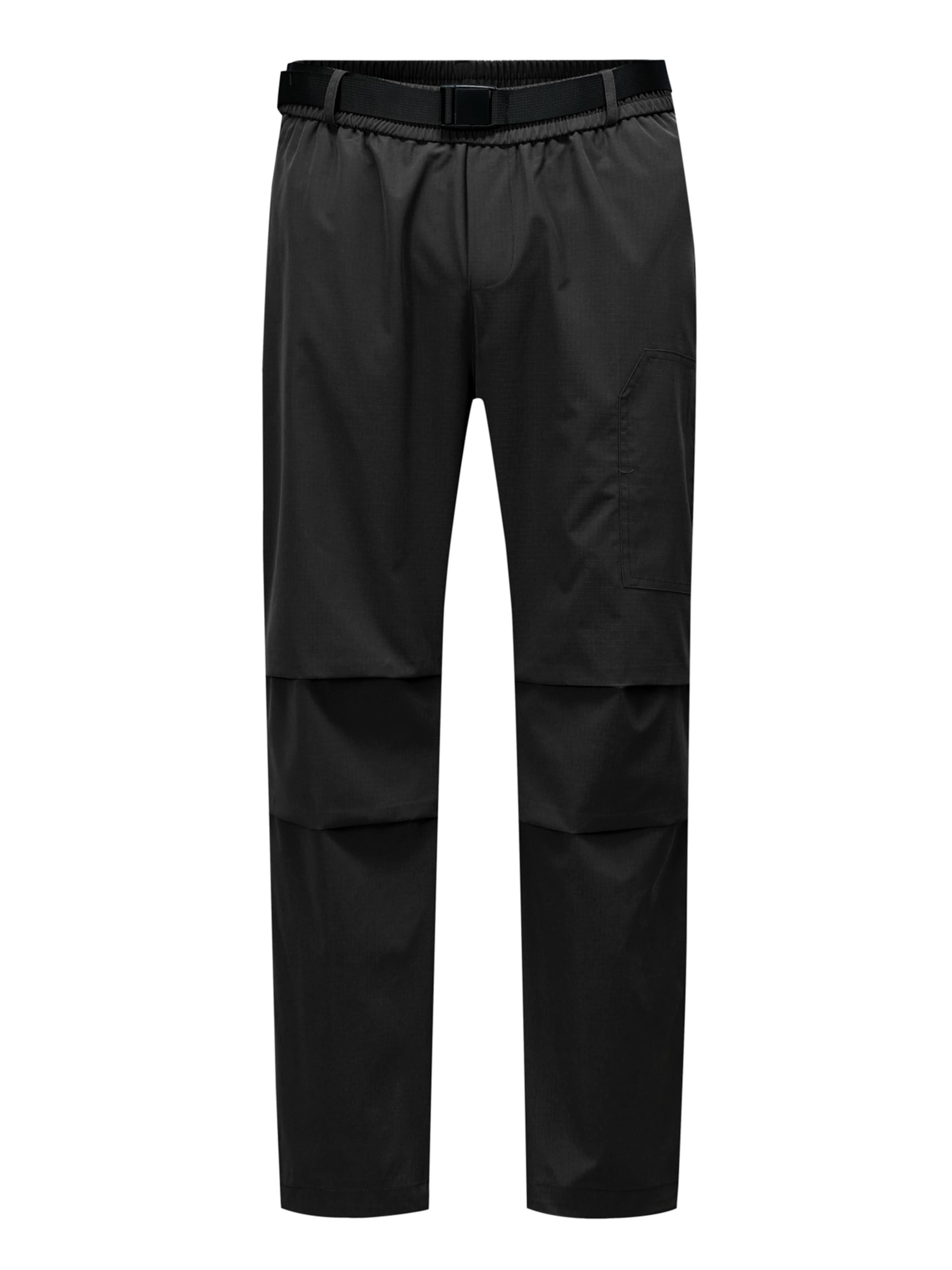 Youthup Cargohose‌‌‌‌‌‌‌‌ in Schwarz: Vorderseite