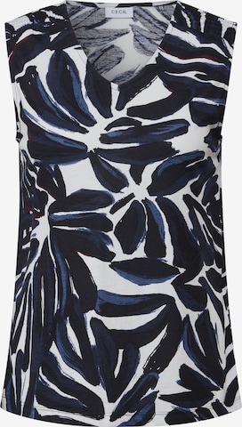 CECIL Top | modra barva: sprednja stran