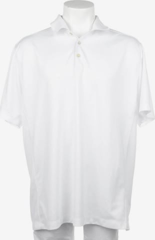 NIKE Poloshirt XL in Weiß: predná strana