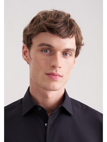SEIDENSTICKER Regular fit Business Shirt in Black