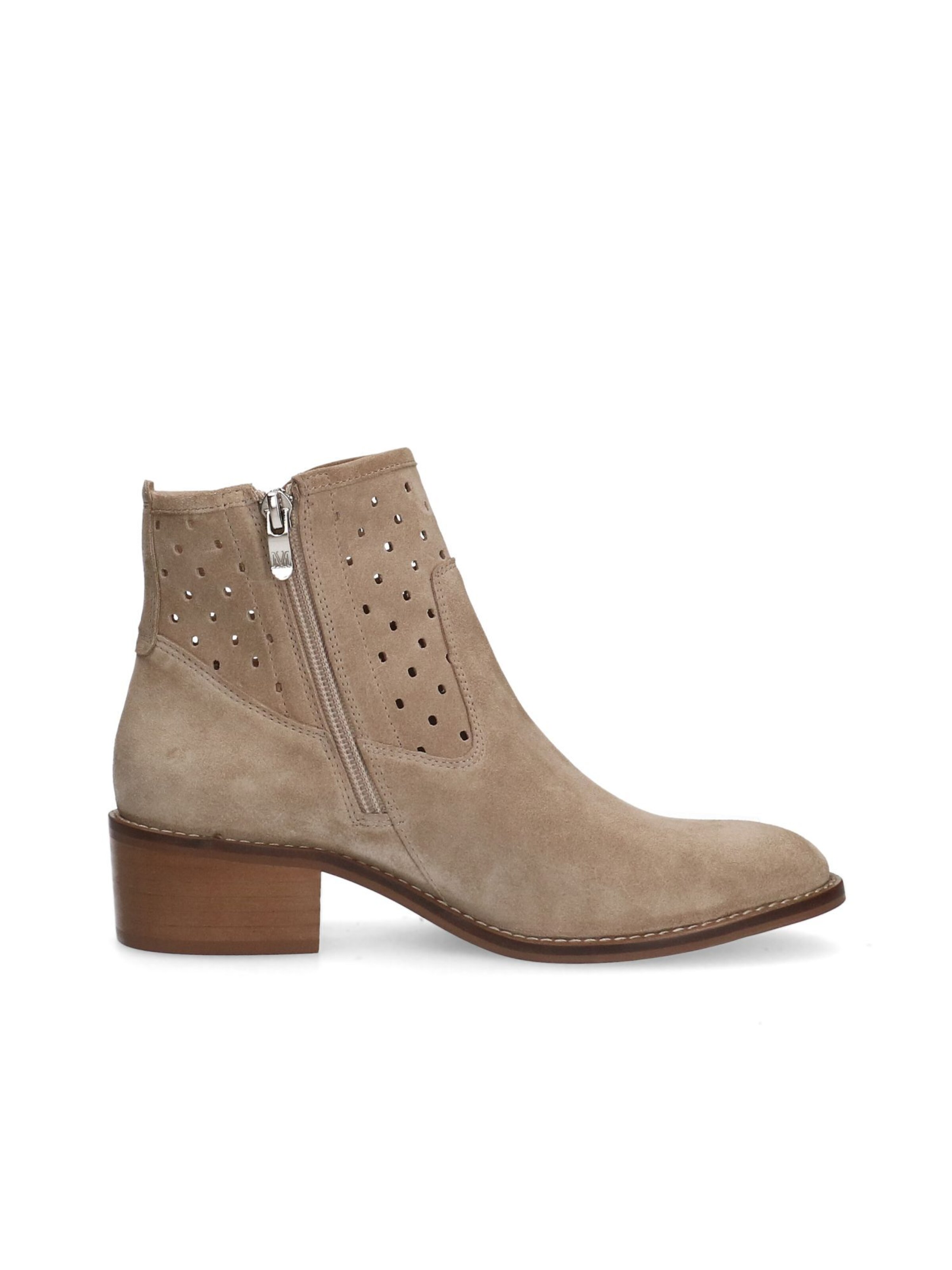 MANFIELD Stiefelette in Beige