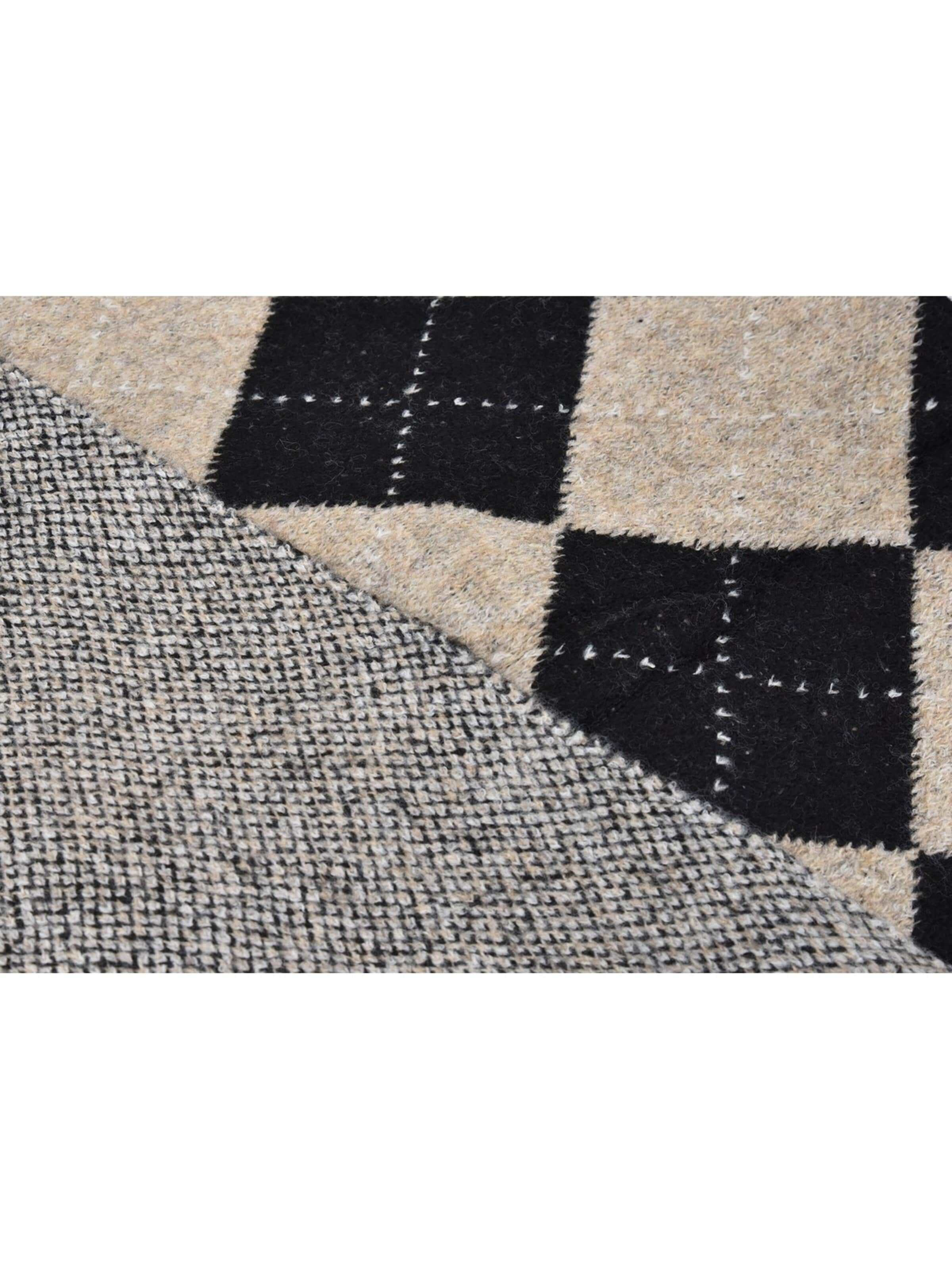 styleBREAKER Tuch 'Strick Dreieckstuch mit Argyle Muster & Wendeseite'‌‌‌‌‌‌ in Schwarz