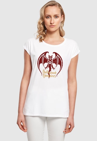 Merchcode Shirt 'Hollywood Vampires - Bat' in White: front