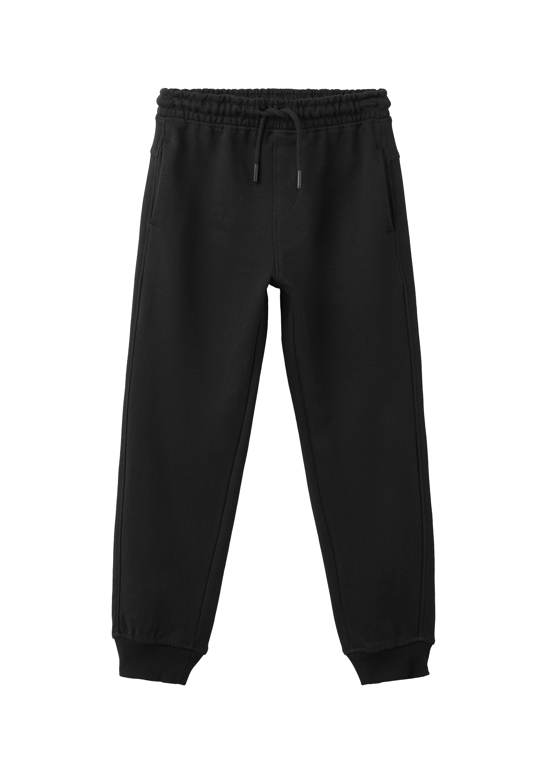 Effilé Pantalon 'FRANCIA' MANGO KIDS en noir : devant
