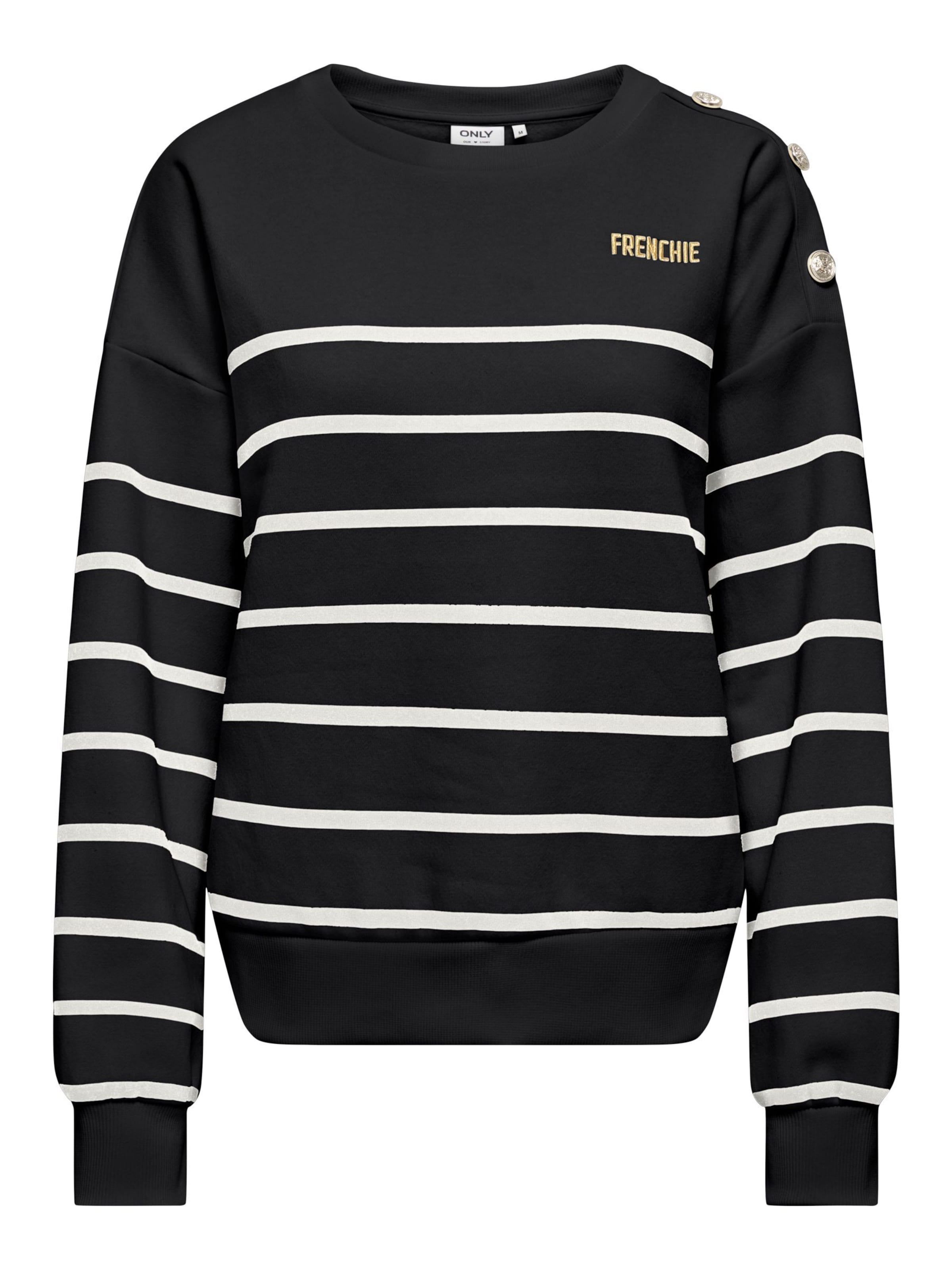 ONLY Sweatshirt 'ONLUMA' i XS i sort, Produktvisning