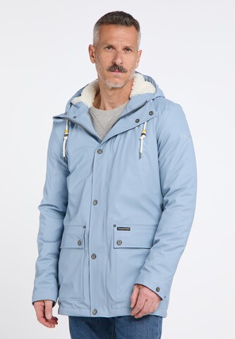 Schmuddelwedda Between-Season Jacket 'Kilata' in Blue: front