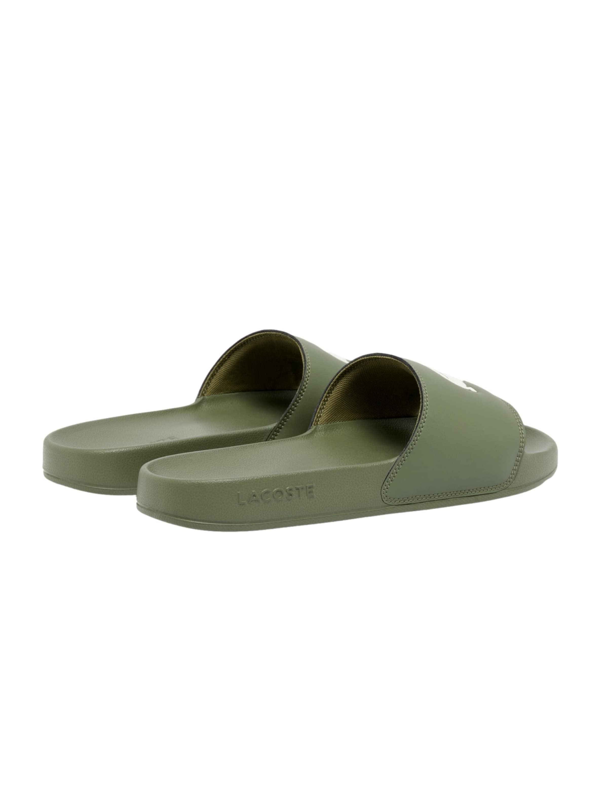 LACOSTE Pantoletter 'Serve Slides 0.0' i grøn