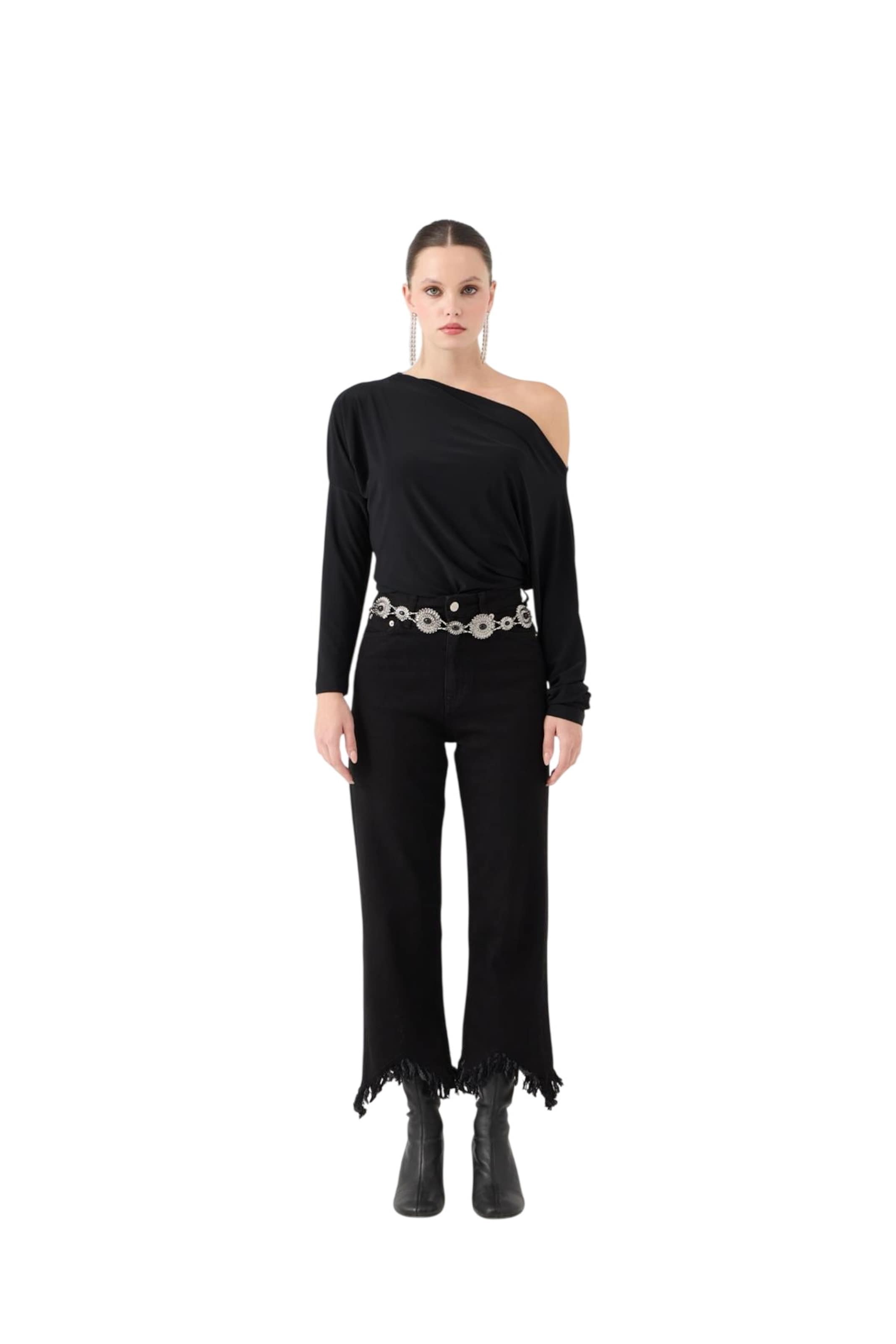 Regular Pantalon HOLLY LOLLY en noir