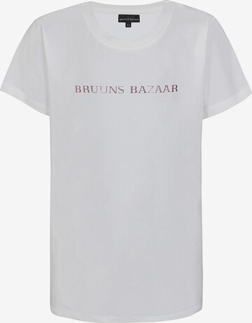 Bruuns Bazaar Kids Μπλουζάκι σε λευκό: μπροστά