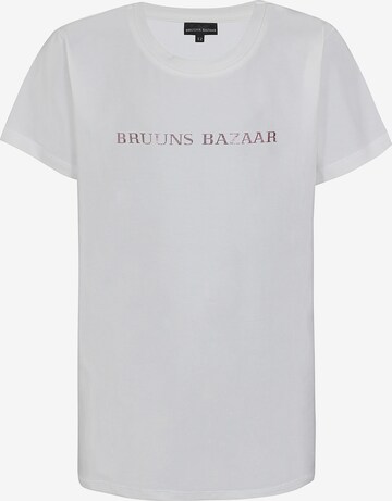 Bruuns Bazaar Kids T-shirt i vit: framsida