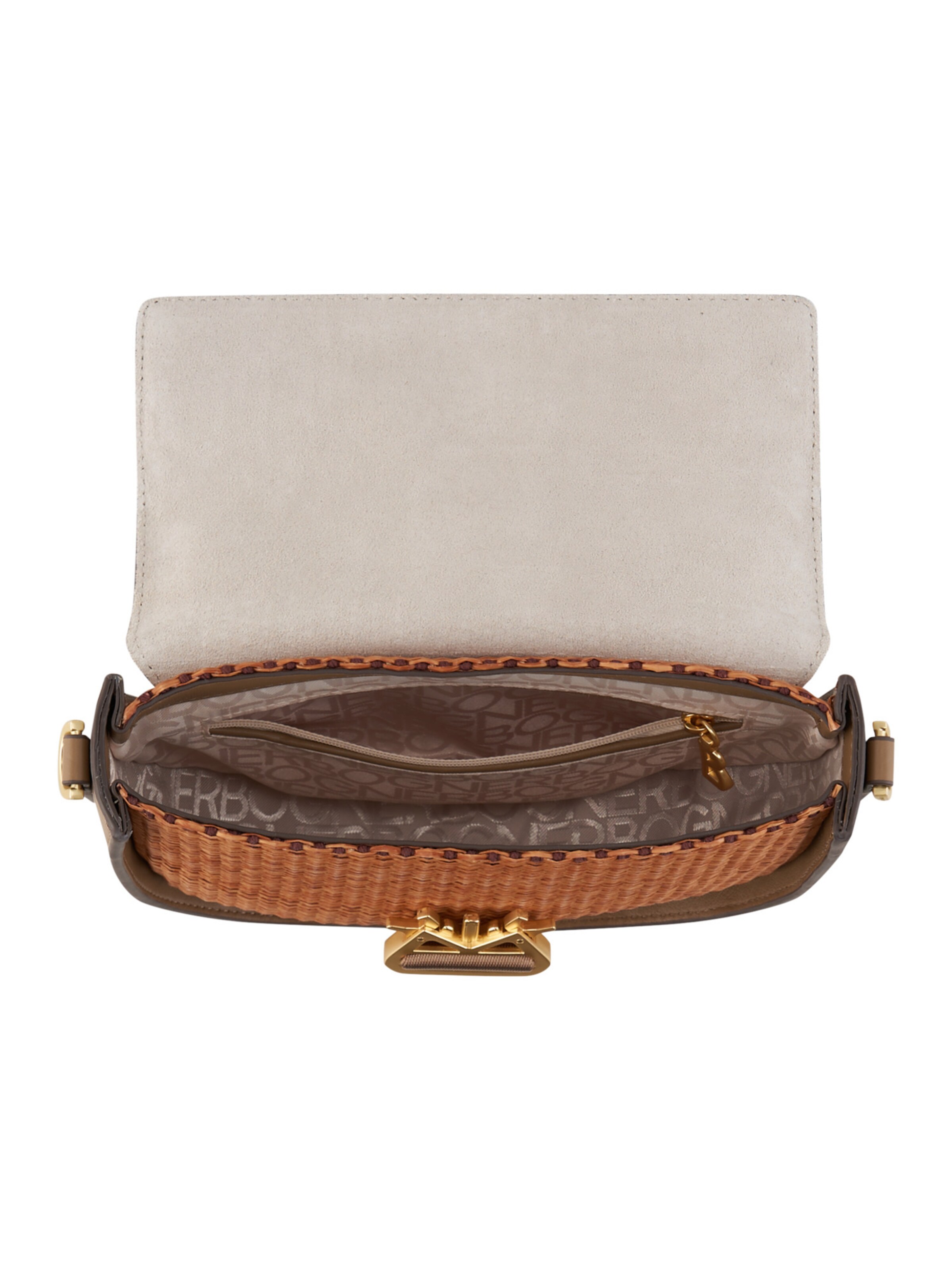 Borsa a spalla 'Zuoz Rafia Cassy' di BOGNER in marrone