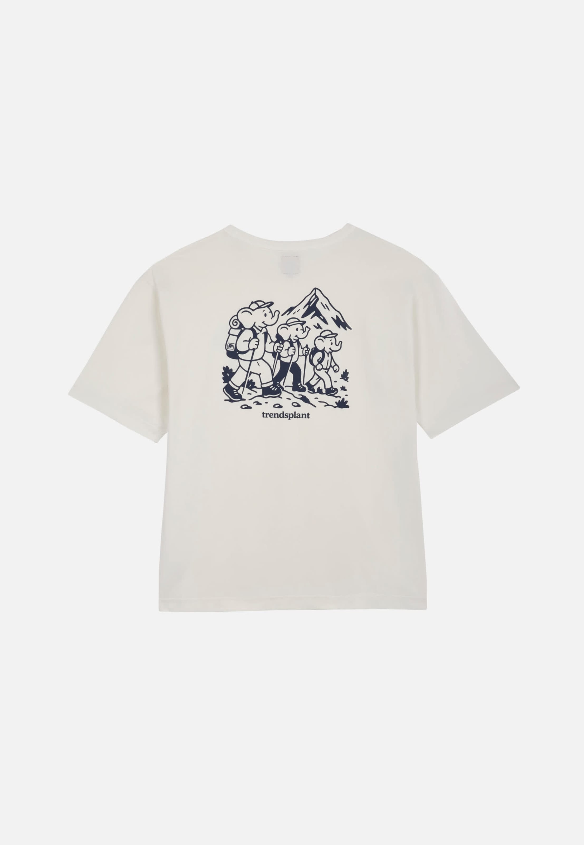 balts Trendsplant T-Krekls ' HIKERS '