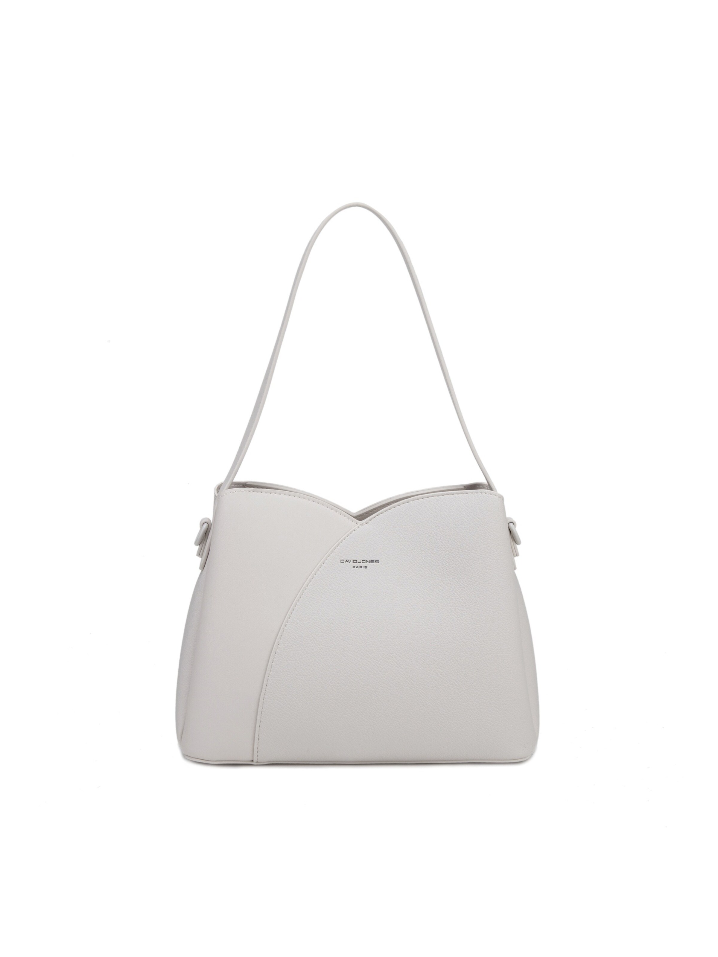 Borsa a spalla 'Borsa a Spalla David Jones Design Curvilineo Ecopelle' di David Jones in beige: frontale