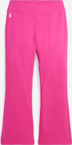 évasé Leggings Polo Ralph Lauren en rose : devant