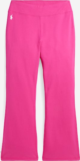Polo Ralph Lauren Legingi, krāsa - rozā / balts, Preces skats