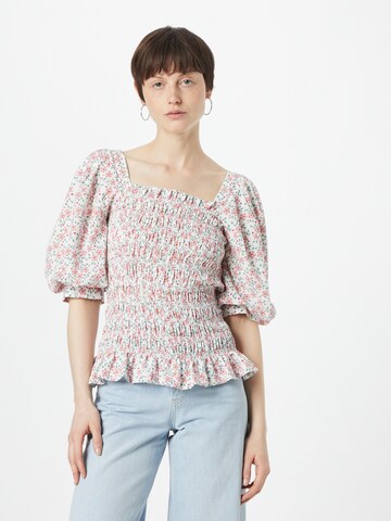 A-VIEW Blouse 'Rikka' in Pink: front