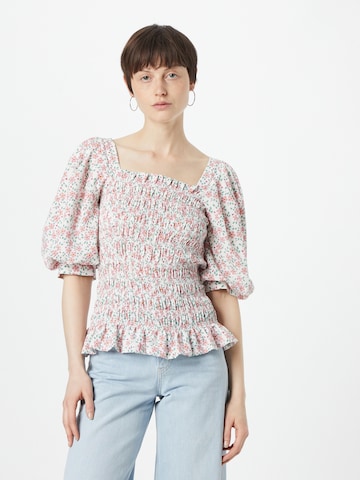 A-VIEW Blouse 'Rikka' in Roze: voorkant