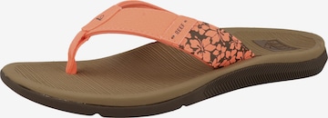 Claquettes / Tongs 'Santa Ana' REEF en orange : devant