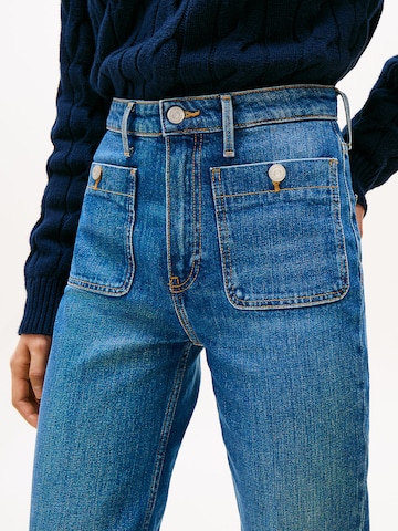 TOMMY HILFIGER Bootcut Jeans in Blauw