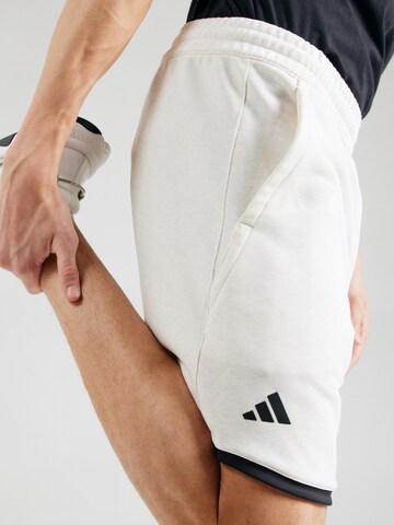 ADIDAS PERFORMANCE - Loosefit Pantalón deportivo 'Heritage' en blanco