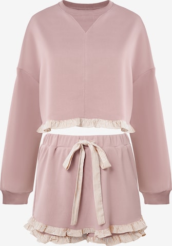 Imily Bela Kalhotový kostým – pink: přední strana